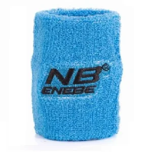 MUÑEQUERA ENEBE AZUL LOGO NEGRO